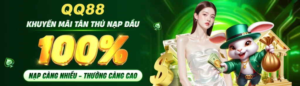 Thưởng tân thủ 100% nạp đầu!